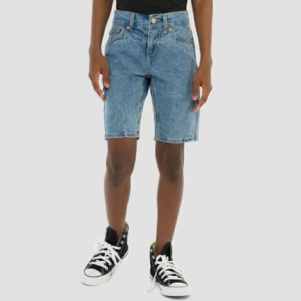 Levi's Boys' Unbasic 511 Slim Fit Jean Shorts in Moon Walker Wash